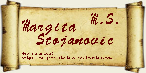 Margita Stojanović vizit kartica